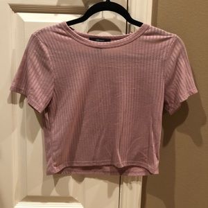 Dusty rose crop top